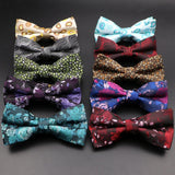 ZONFAZ Men's Floral Bowtie