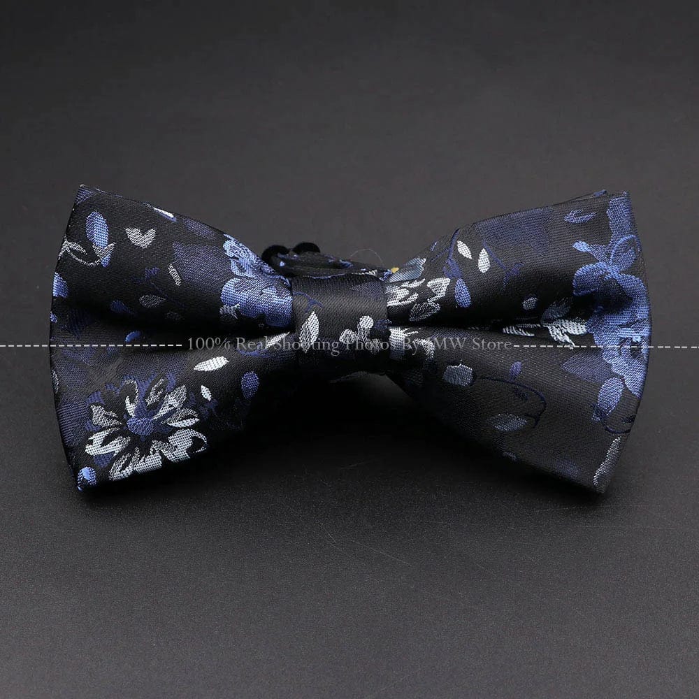 ZONFAZ Men's Floral Bowtie