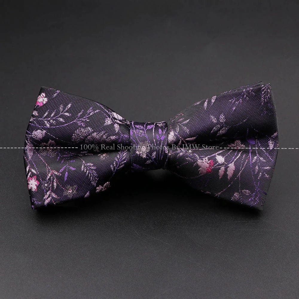 ZONFAZ Men's Floral Bowtie