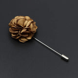 ZONFAZ Men's Handmade Brooches for Suit Shirt Floral Corsage Brooch Pin Collar Pin Accessory