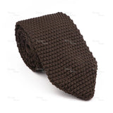 ZONFAZ Mens Knitted Skinny Classic Striped Ties