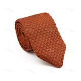 ZONFAZ Mens Knitted Skinny Classic Striped Ties