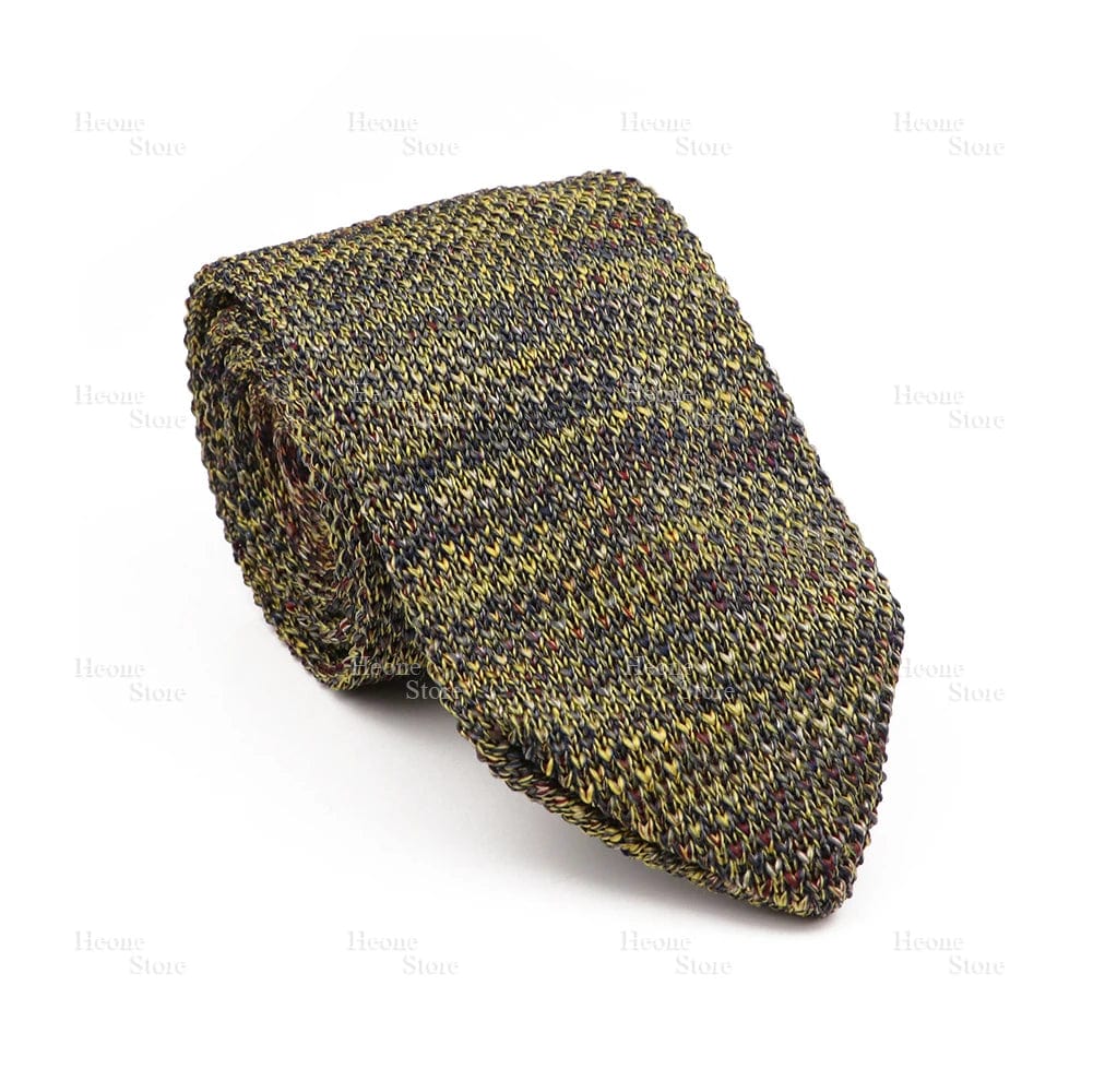 ZONFAZ Mens Knitted Skinny Classic Striped Ties