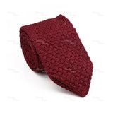 ZONFAZ Mens Knitted Skinny Classic Striped Ties