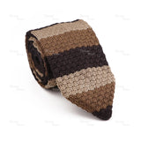 ZONFAZ Mens Knitted Skinny Classic Striped Ties