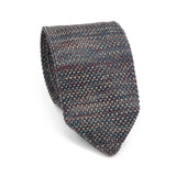 ZONFAZ Men's Knitted Solid Color Striped Ties