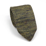 ZONFAZ Men's Knitted Solid Color Striped Ties