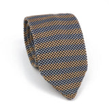 ZONFAZ Men's Knitted Solid Color Striped Ties