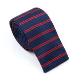 ZONFAZ Men's Knitted Ties Striped Slim Knit Necktie