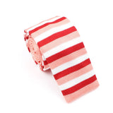 ZONFAZ Men's Knitted Ties Striped Slim Knit Necktie