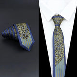 ZONFAZ Men's Luxury Slim Jacquard Patchwork Silk Ties