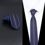 ZONFAZ Men's Luxury Slim Jacquard Patchwork Silk Ties