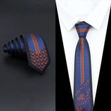 ZONFAZ Men's Luxury Slim Jacquard Patchwork Silk Ties