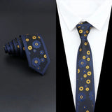 ZONFAZ Men's Luxury Slim Jacquard Patchwork Silk Ties