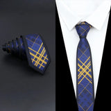 ZONFAZ Men's Luxury Slim Jacquard Patchwork Silk Ties