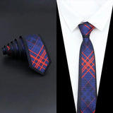 ZONFAZ Men's Luxury Slim Jacquard Patchwork Silk Ties