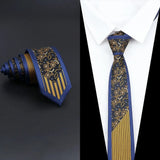 ZONFAZ Men's Luxury Slim Jacquard Patchwork Silk Ties