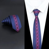 ZONFAZ Men's Luxury Slim Jacquard Patchwork Silk Ties