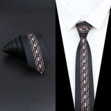 ZONFAZ Men's Luxury Slim Jacquard Patchwork Silk Ties