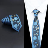 ZONFAZ Men's Luxury Slim Jacquard Patchwork Silk Ties