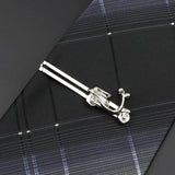 ZONFAZ Men's Metal Tie Clip Animal Tool Shape Chrome Stainless Steel Necktie Clips