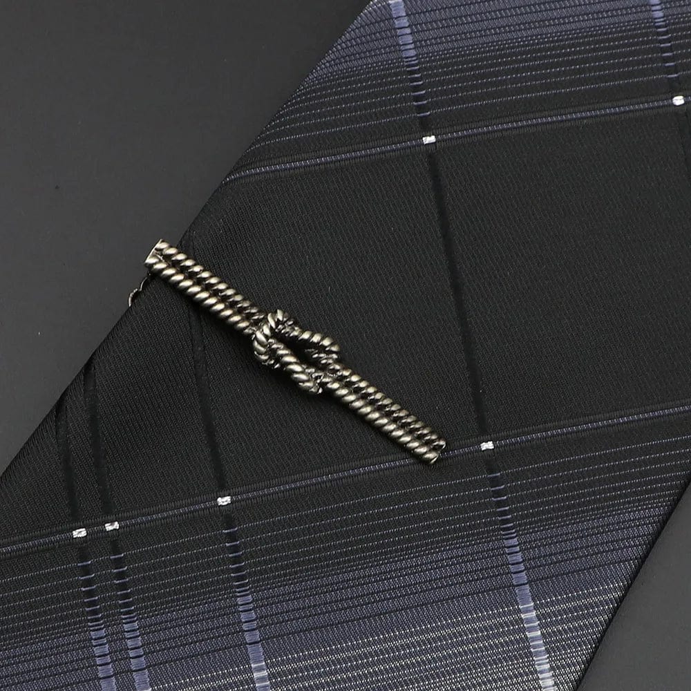 ZONFAZ Men's Metal Tie Clip Animal Tool Shape Chrome Stainless Steel Necktie Clips