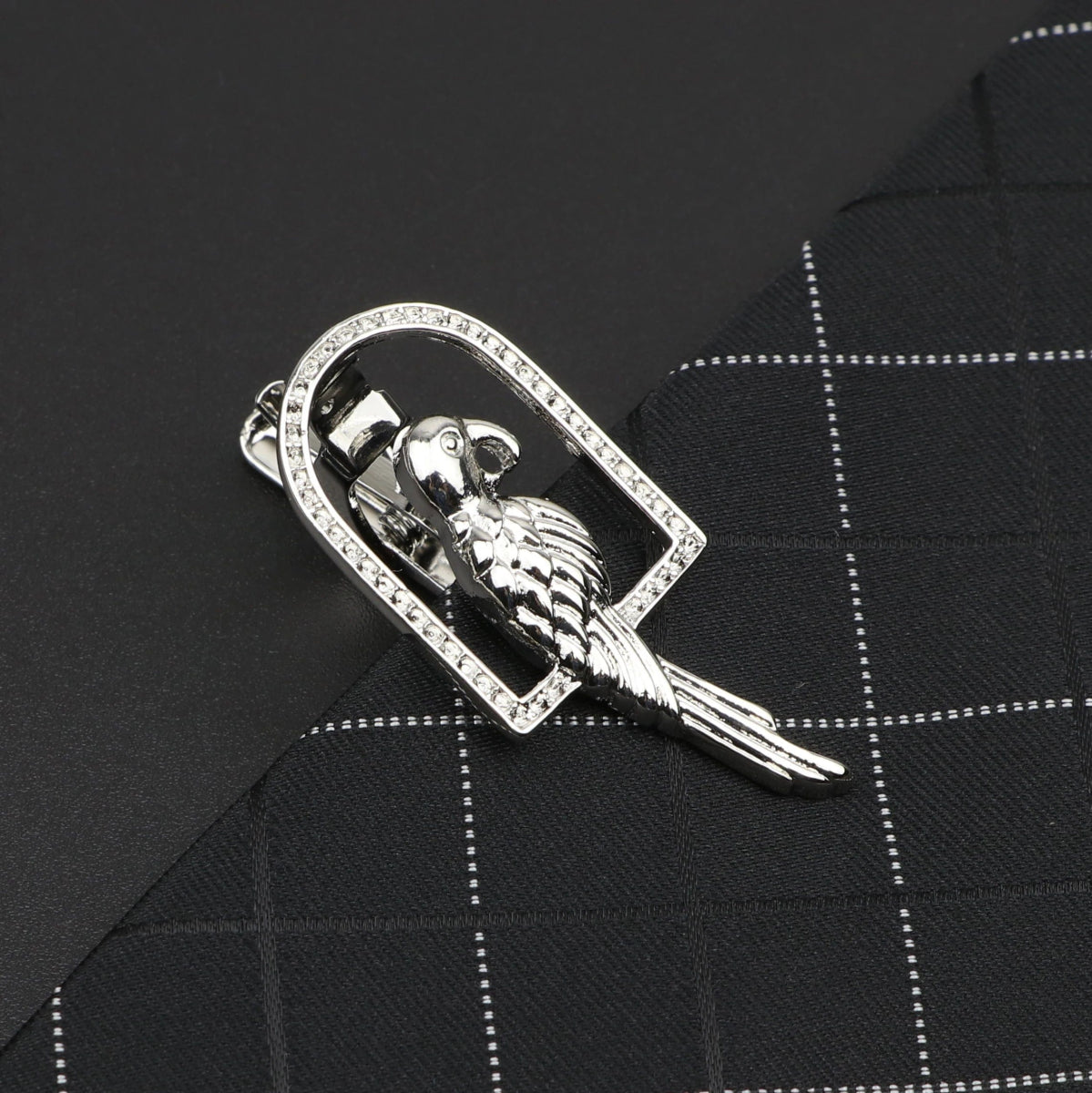 ZONFAZ Men's Metal Tie Clip Fashion Design Tie Accessories