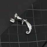 ZONFAZ Men's Metal Tie Clip Fashion Design Tie Accessories