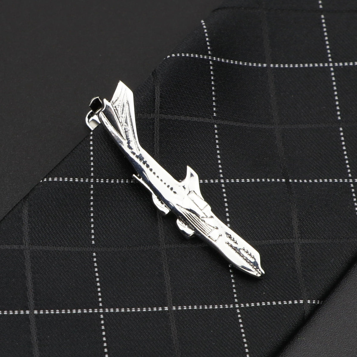 ZONFAZ Men's Metal Tie Clip Fashion Design Tie Accessories