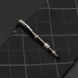 ZONFAZ Men's Metal Tie Clip Fashion Design Tie Accessories