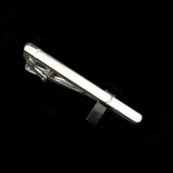 ZONFAZ Men's Metal Tie Clip Silver Chrome Stainless Steel Necktie Clips