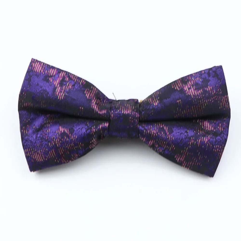 ZONFAZ Mens Novelty Silk Bowtie Floral Striped Bow Tie