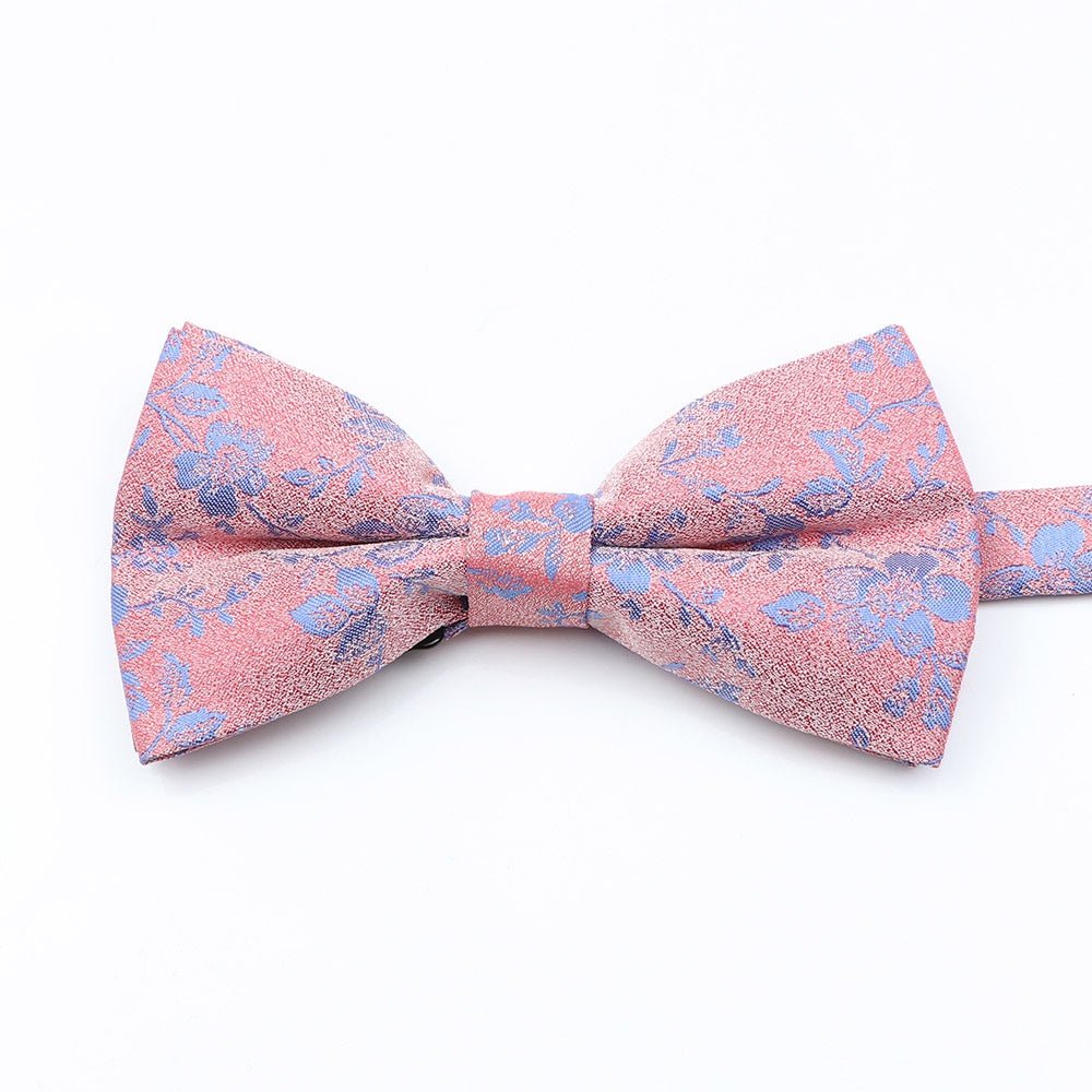 ZONFAZ Mens Novelty Silk Bowtie Floral Striped Bow Tie