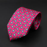 ZONFAZ Men's Silk Ties Polka Dots Jacquard Formal Designer Neckties