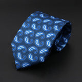 ZONFAZ Men's Silk Ties Polka Dots Jacquard Formal Designer Neckties