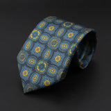 ZONFAZ Men's Silk Ties Polka Dots Jacquard Formal Designer Neckties