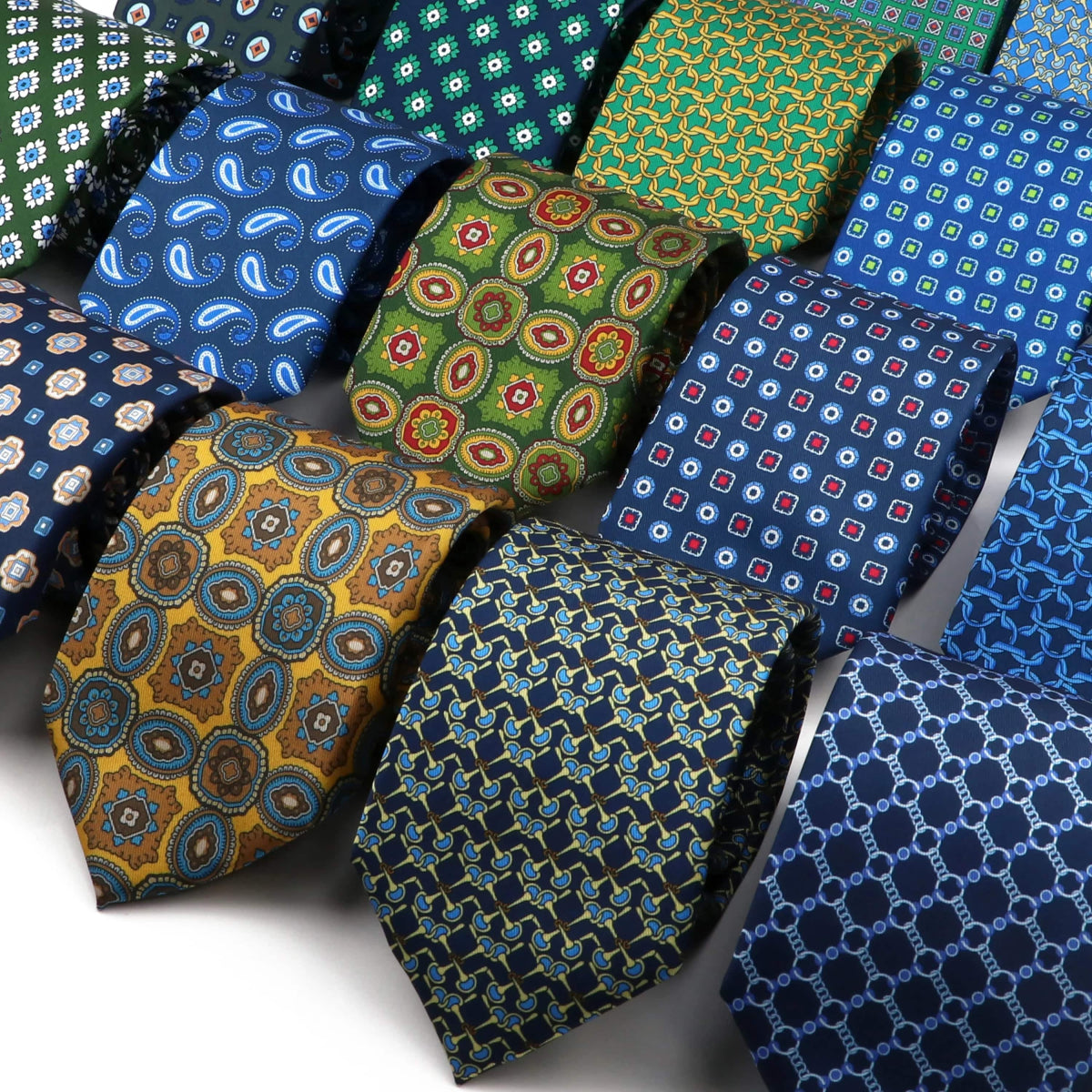 ZONFAZ Men's Silk Ties Polka Dots Jacquard Formal Designer Neckties