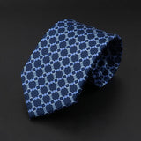 ZONFAZ Men's Silk Ties Polka Dots Jacquard Formal Designer Neckties