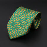 ZONFAZ Men's Silk Ties Polka Dots Jacquard Formal Designer Neckties