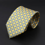 ZONFAZ Men's Silk Ties Polka Dots Jacquard Formal Designer Neckties