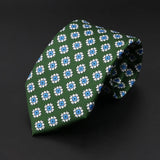 ZONFAZ Men's Silk Ties Polka Dots Jacquard Formal Designer Neckties