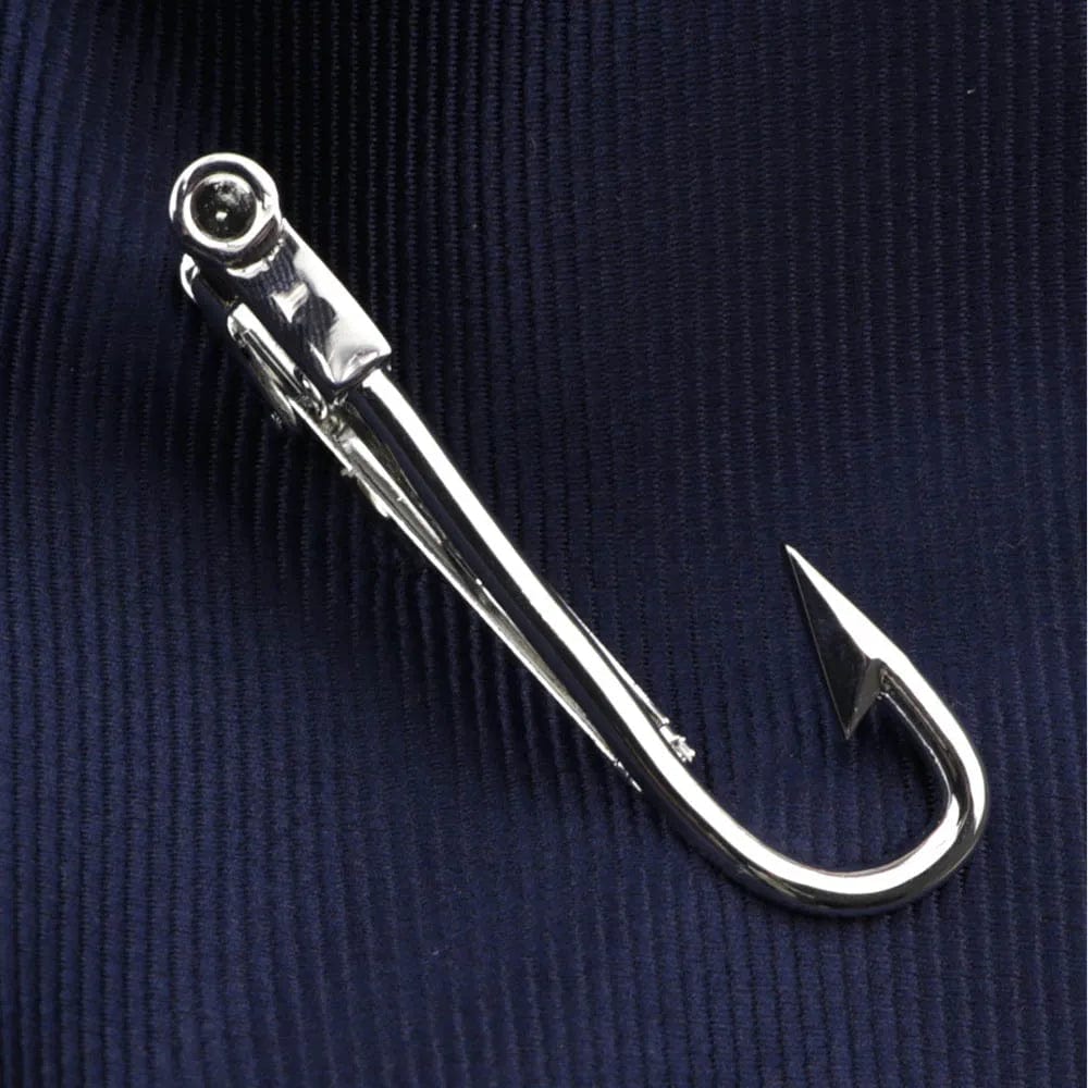 ZONFAZ Men's Silver Tie Clips Chrome Stainless Novelty Necktie Clips