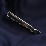 ZONFAZ Men's Silver Tie Clips Chrome Stainless Novelty Necktie Clips