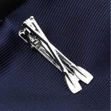 ZONFAZ Men's Silver Tie Clips Chrome Stainless Novelty Necktie Clips