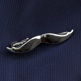 ZONFAZ Men's Silver Tie Clips Chrome Stainless Novelty Necktie Clips