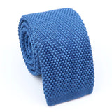 ZONFAZ Men's Solid Color Skinny Knitted Ties