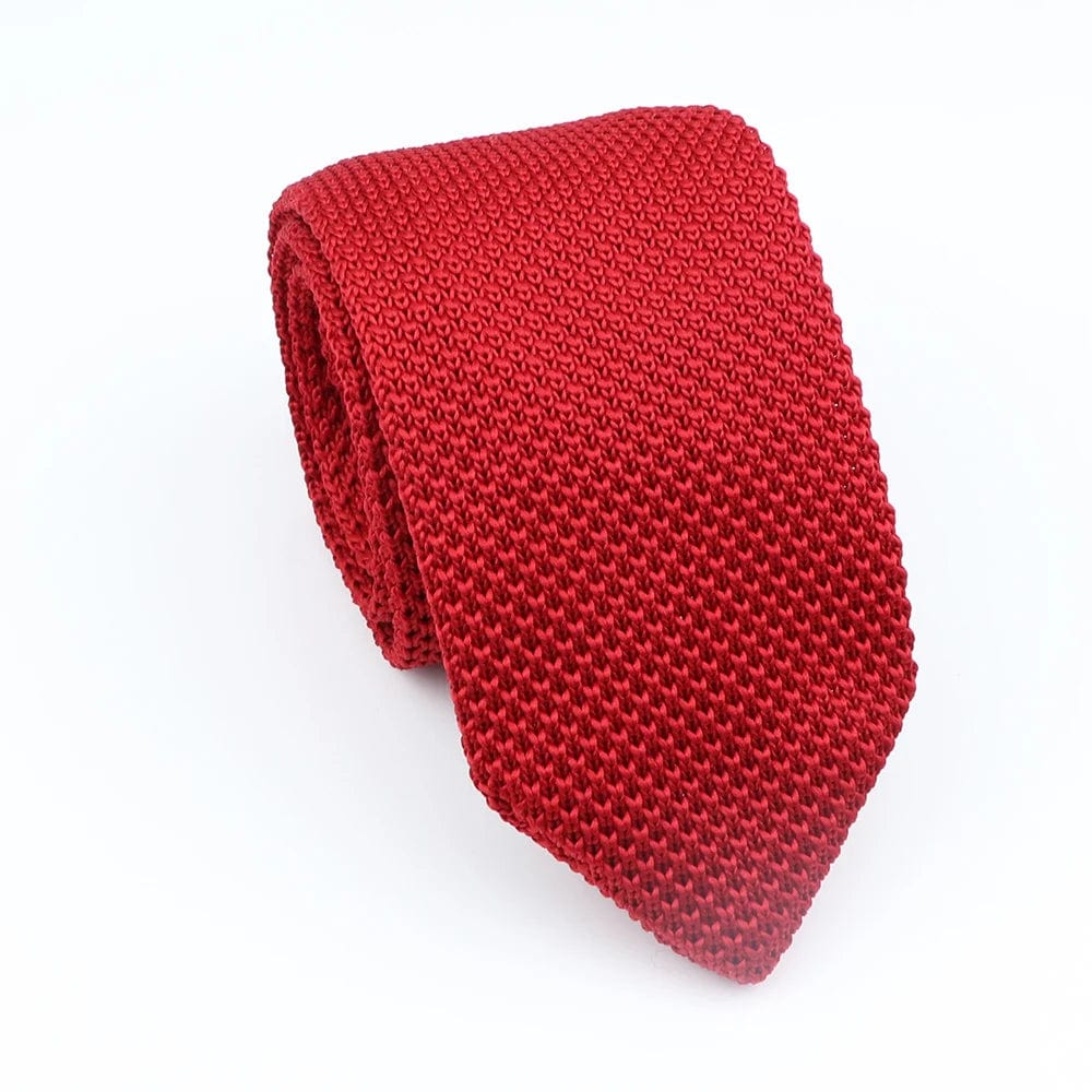 ZONFAZ Men's Striped Knitted Tie