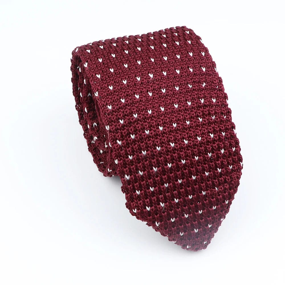 ZONFAZ Men's Striped Knitted Tie