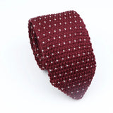 ZONFAZ Men's Striped Knitted Tie