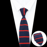 ZONFAZ Men's Striped Knitted Tie